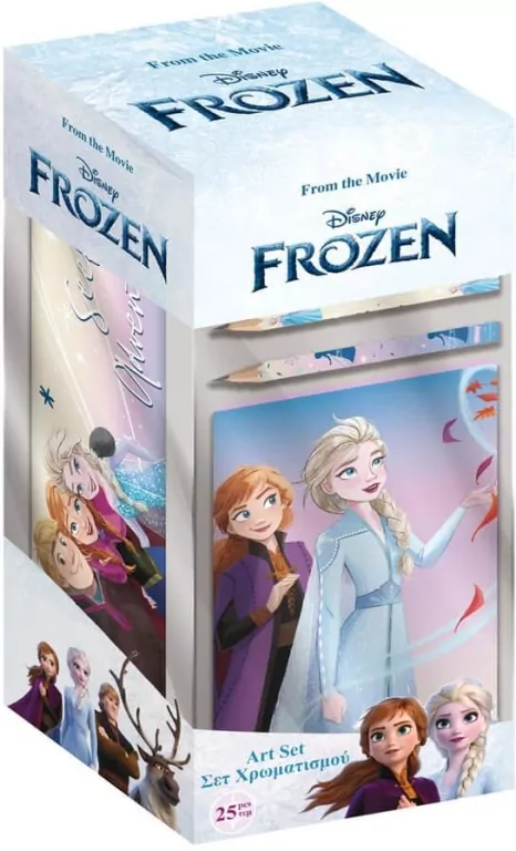 Kolorowanka z piórnikiem Frozen - tantis.pl