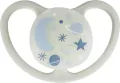 NUK. Space Night. Smoczki silikonowe 2 sztuki. 0-6 miesięcy. Kosmos i owieczka - tantis.pl