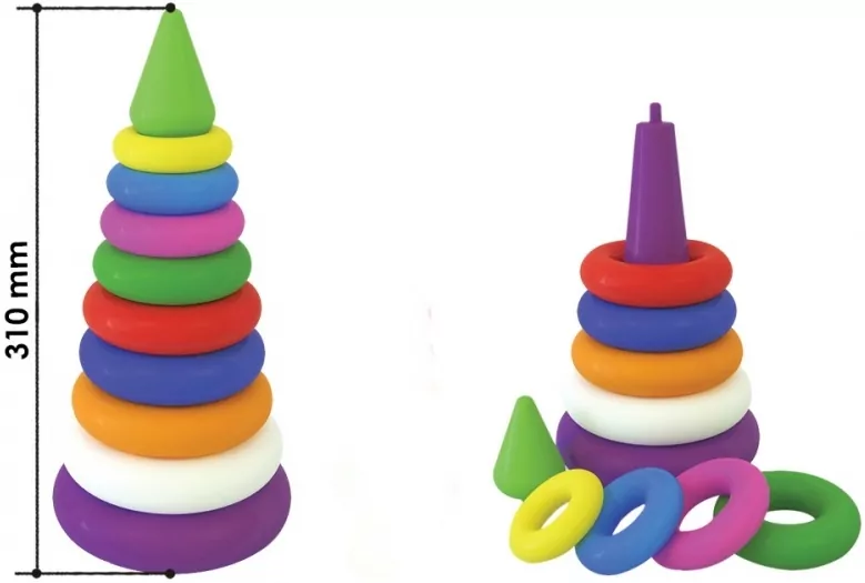 Piramidka kolorowa sorter - tantis.pl