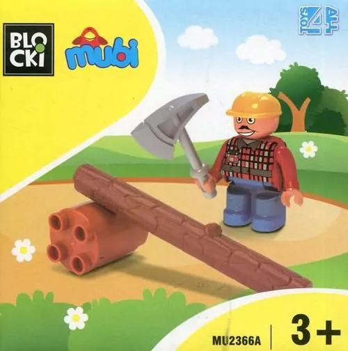 Klocki Blocki Mubi Figurka Drwal - tantis.pl