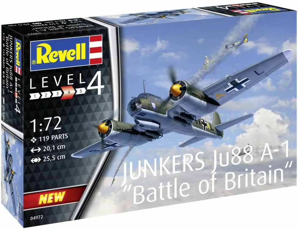 Model plastikowy Junkers Ju88 A-1 Battle of Britain - tantis.pl
