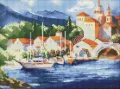 Diamentowa mozaika - U podnóża gór 30x40cm - tantis.pl