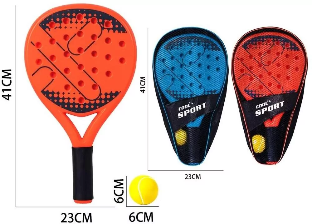 Rakietka plastikowa do ping-ponga + piłeczka mix - tantis.pl