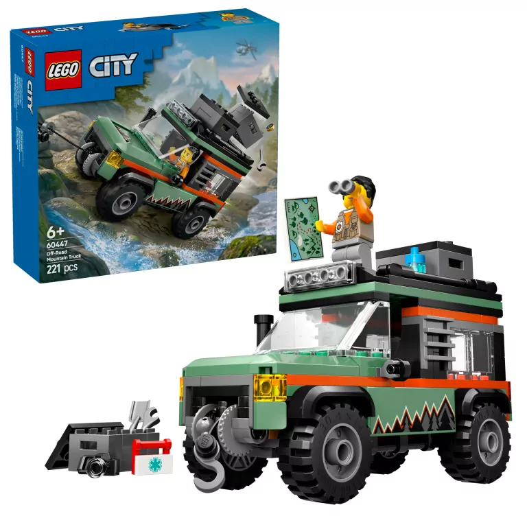 LEGO® City. Górska ciężarówka terenowa 4x4 60447 - tantis.pl