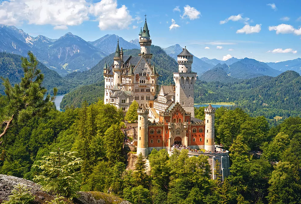 Puzzle 500. Zamek Neuschwanstein - tantis.pl