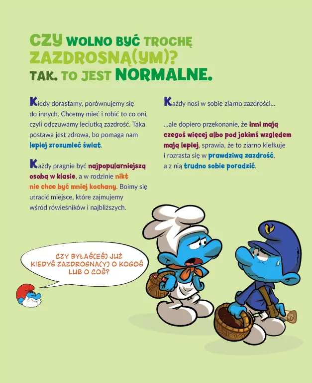 Smerf, który był zazdrosny. Smerfy i świat emocji - tantis.pl