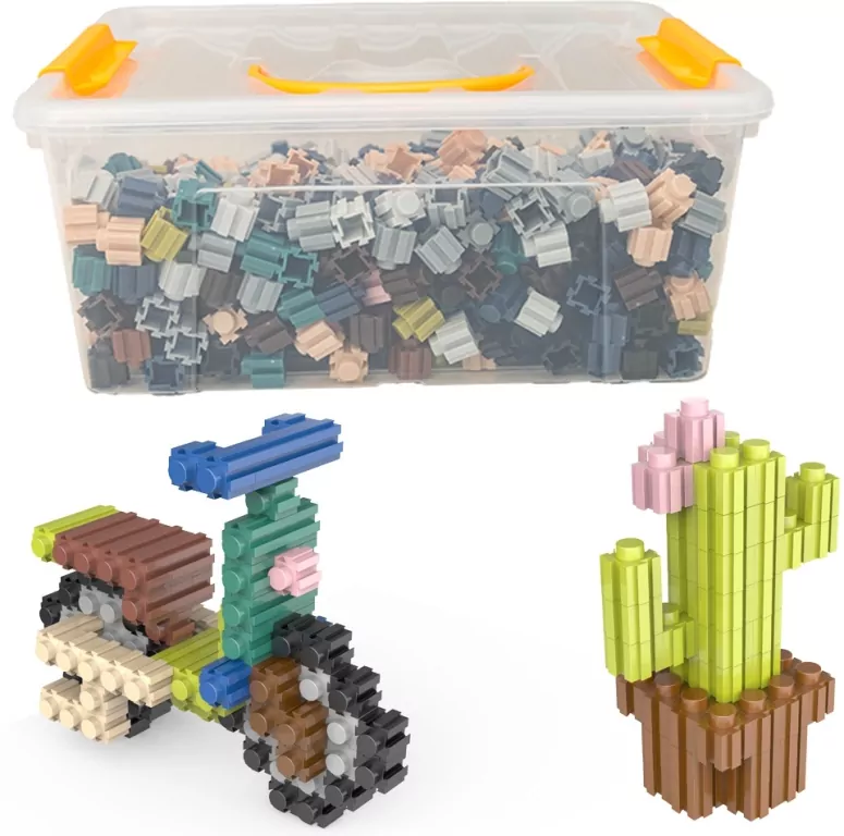 Klocki małych geniuszy konstrukcyjne 800 elementów - tantis.pl