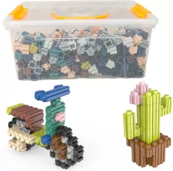 Klocki małych geniuszy konstrukcyjne 800 elementów