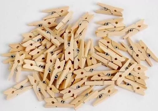Klamerki ozdobne Natural małe drewniane - tantis.pl