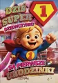 Karnet Urodziny roczek dziewczynka - Superbohater. - tantis.pl