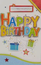 Karnet okolicznościowy Lux. Mix