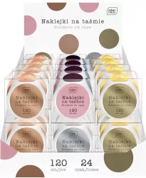 Naklejki na taśmie. Glam