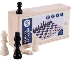 Figury szachowe drewniane