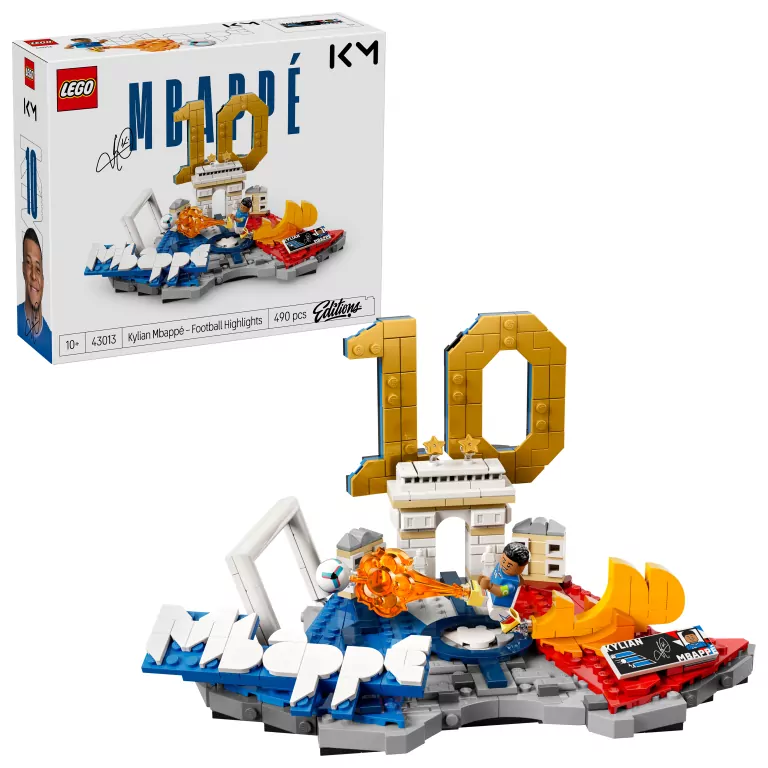 LEGO® Kylian Mbappé — piłkarskie momenty 43013 - tantis.pl