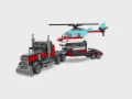 LEGO® Creator. Ciężarówka z platformą i helikopterem 31146 - tantis.pl