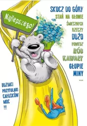 Karnet B6. Happy + koperta. Wzór nr 22