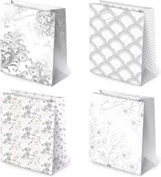 Torebki prezentowe T2L-114 Białe mat 10 sztuk