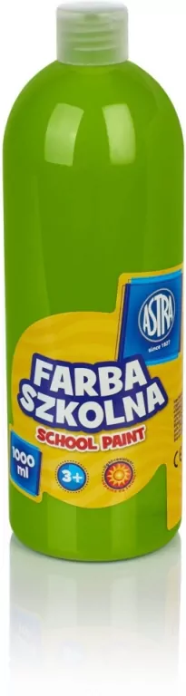 Astra. Farba szkolna limonkowa 1000ml - tantis.pl