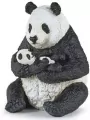 Panda siedząca z młodymi, 6x7x8cm - tantis.pl