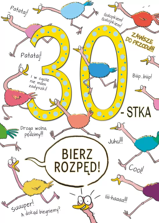 Karnet A5 30 urodziny - tantis.pl