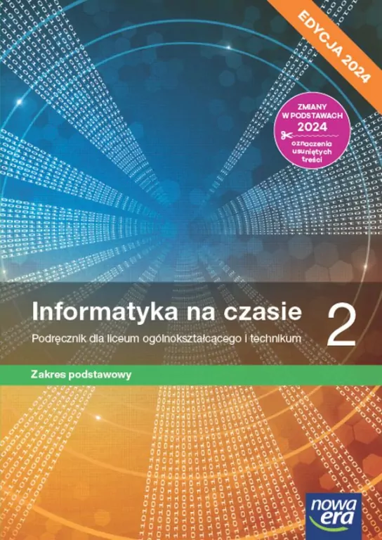 Informatyka na czasie 2. Zakres podstawowy. Podręcznik. Liceum i technikum. Edycja 2024 - tantis.pl
