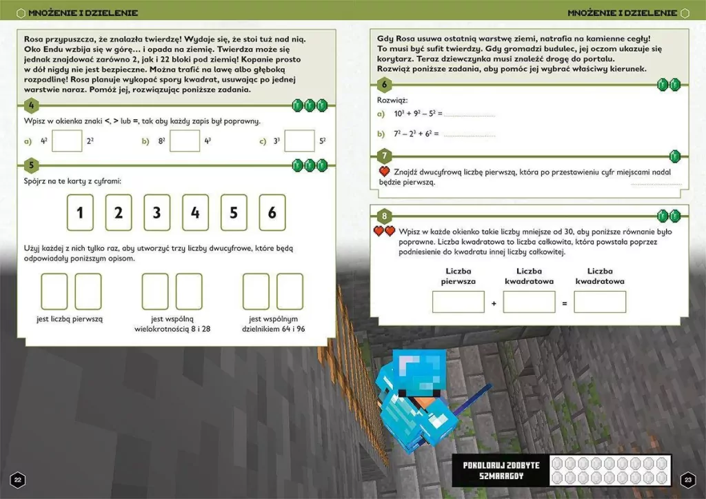 Minecraft. Matematyka. Megazadania. 12+ - tantis.pl