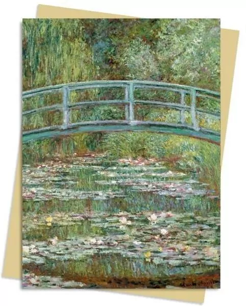 Karnet B6 Most nad stawem z liliami wodnymi - tantis.pl