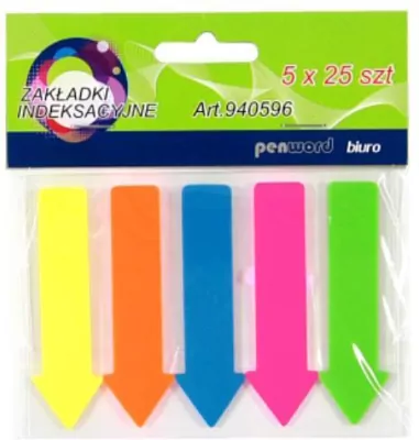 Zakładki indeksujące strzałki