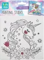 Zestaw do malowania. Canvas Unicorn. Kwiaty - tantis.pl