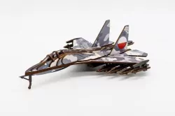 Puzzle drewniane. MIG