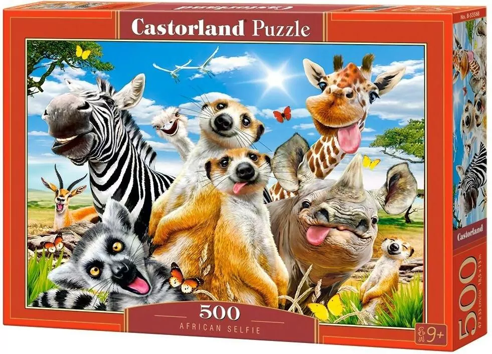 African selfie. Puzzle 500 elementów - tantis.pl