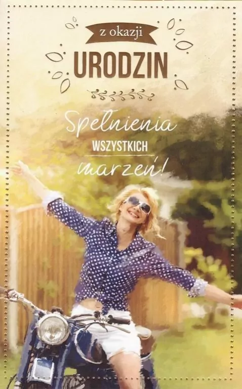 Kartka okolicznościowa. Urodziny - tantis.pl