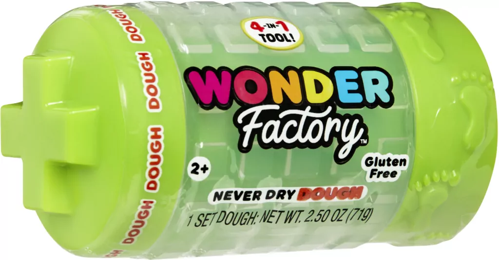 Wonder Factory Never Dry Dough Singles - Green - tantis.pl
