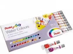 Farby akwarelowe w tubach 24 kolory PENTEL