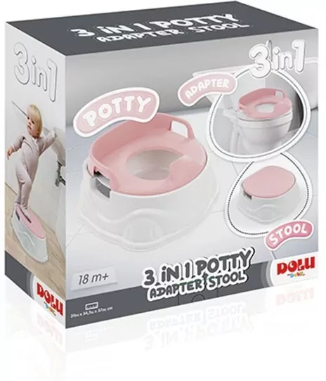 Nocnik 3w1 Dolu różowy - tantis.pl