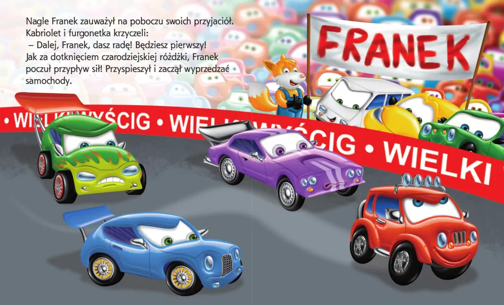 Wielki wyścig. Samochodzik Franek - tantis.pl