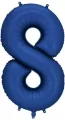 Balon foliowy cyfra 8 86cm granat - tantis.pl