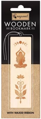 Zakładka drewniana Joga