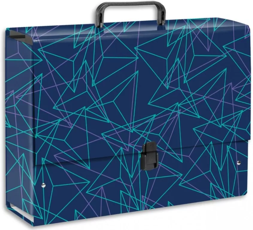 Teczka z rączką B4 jumbo geometria PENMATE - tantis.pl