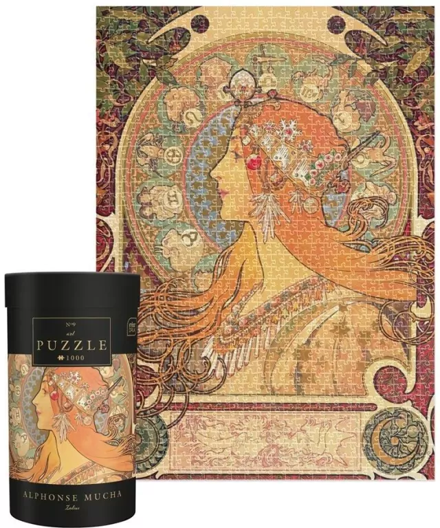 Puzzle 1000 Art 9 Alphonse Mucha Zodiac - tantis.pl