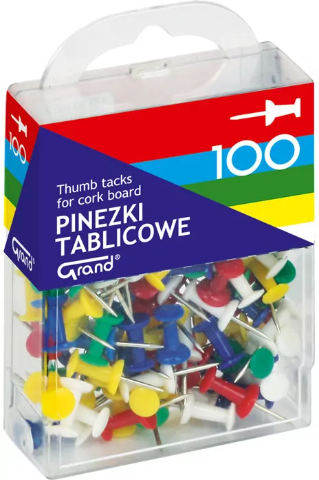 Pinezki Grand tablicowe 100 sztuk - tantis.pl