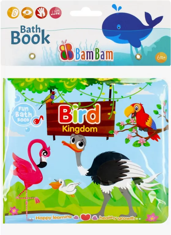 KSIĄŻECZKA DO KĄPIELI PTAKI BAMBAM 432480 - tantis.pl