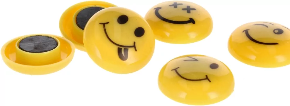 Magnes emotikony. 6 sztuk - tantis.pl