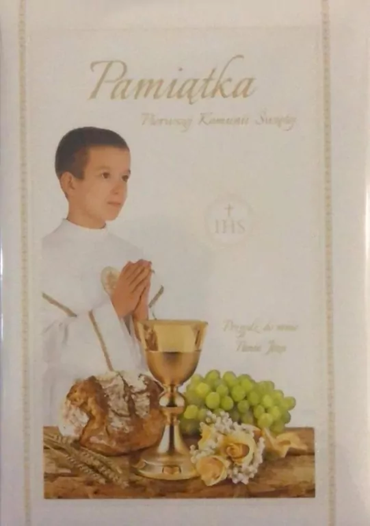 Książeczka brokat A5 Komunia wzór nr 014 - tantis.pl
