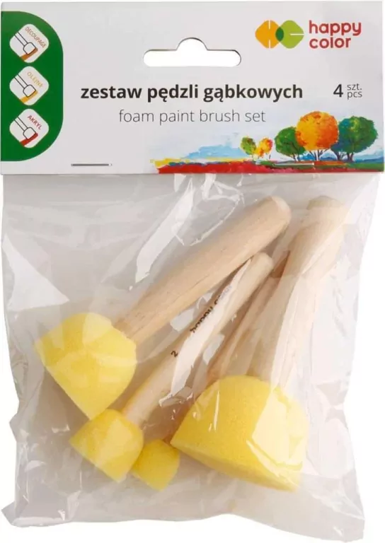 Pędzel gąbkowy okrągły - tantis.pl