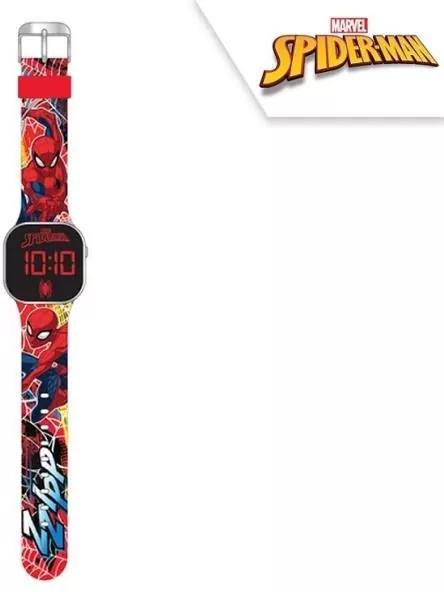 Zegarek LED z kalendarzem Spiderman SPD4800 - tantis.pl