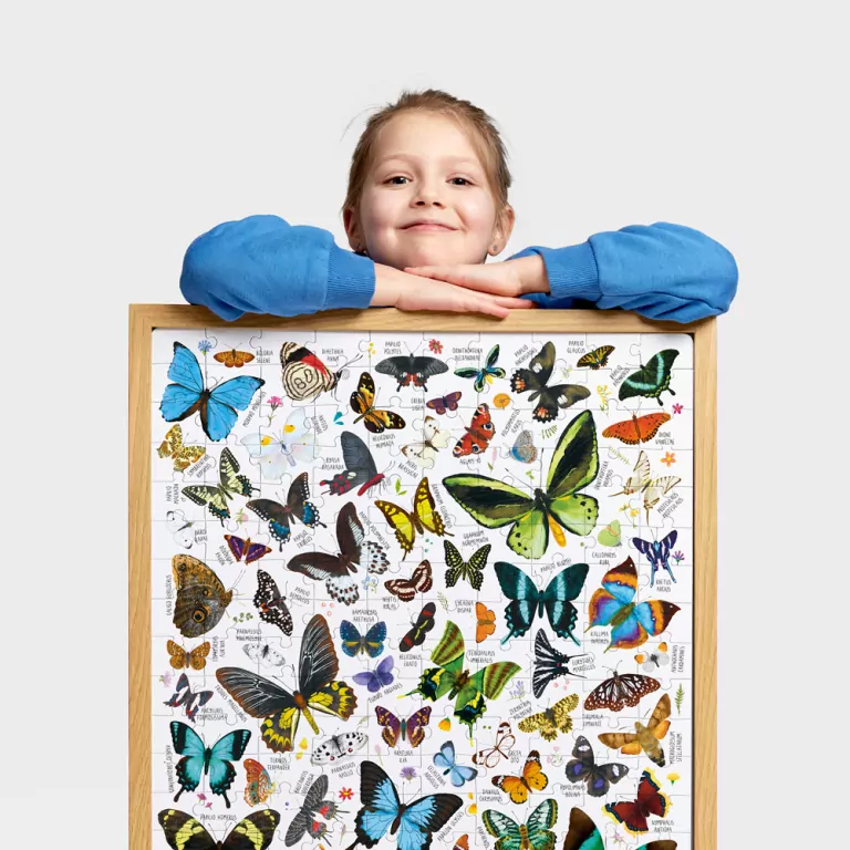 CzuCzu. Puzzlove. Motyle 200el - tantis.pl