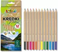Kredki Kolori ołówkowe 12 kolorów natural PENMATE - tantis.pl