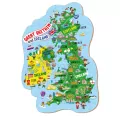 Puzzle 100. Mapa Wielkiej Brytanii i Irlandii - tantis.pl