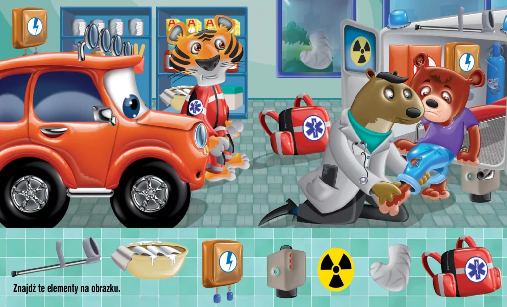 Pogotowie ratunkowe. Samochodzik Franek - tantis.pl